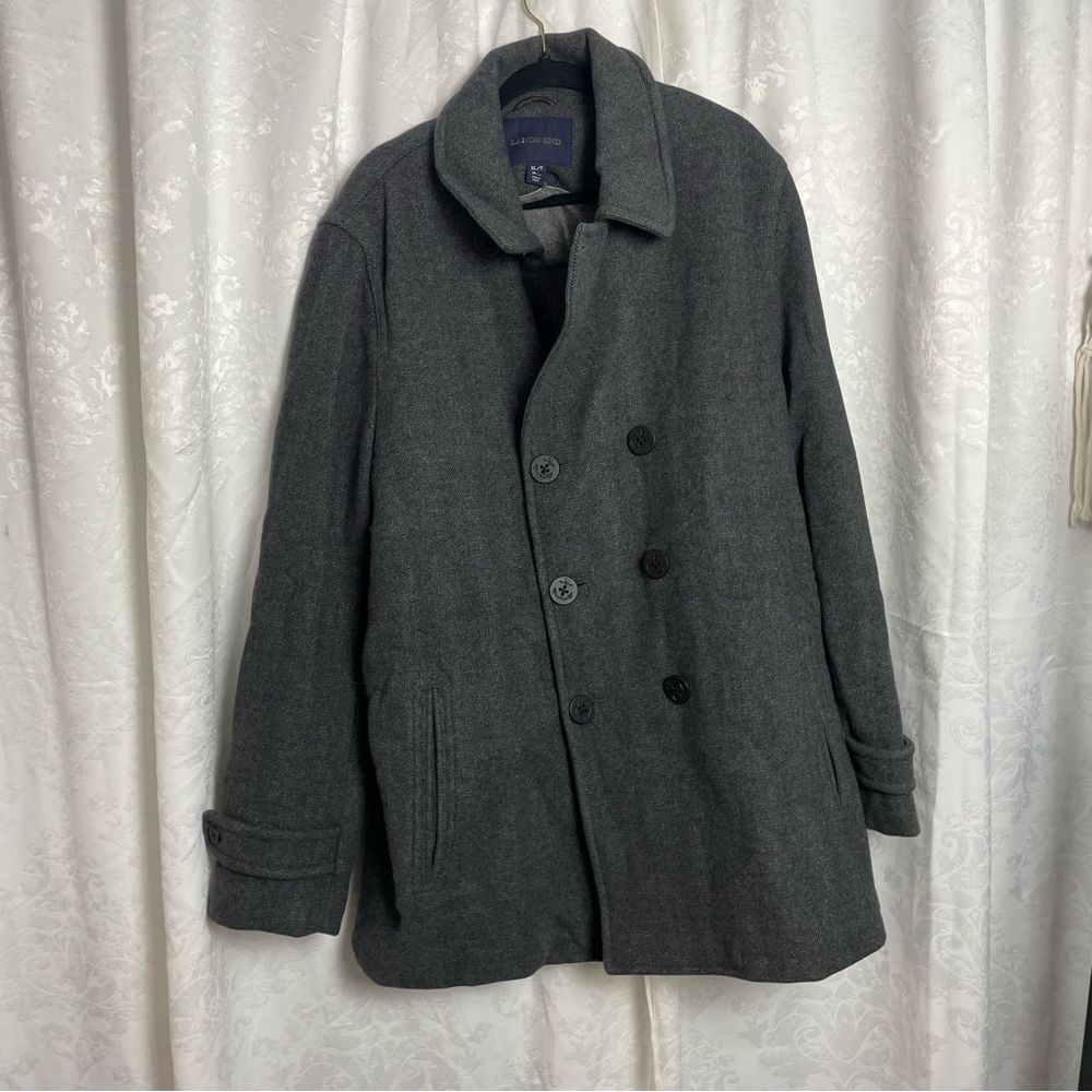 Land's End Men's‎ Insulated Wool Peacoat